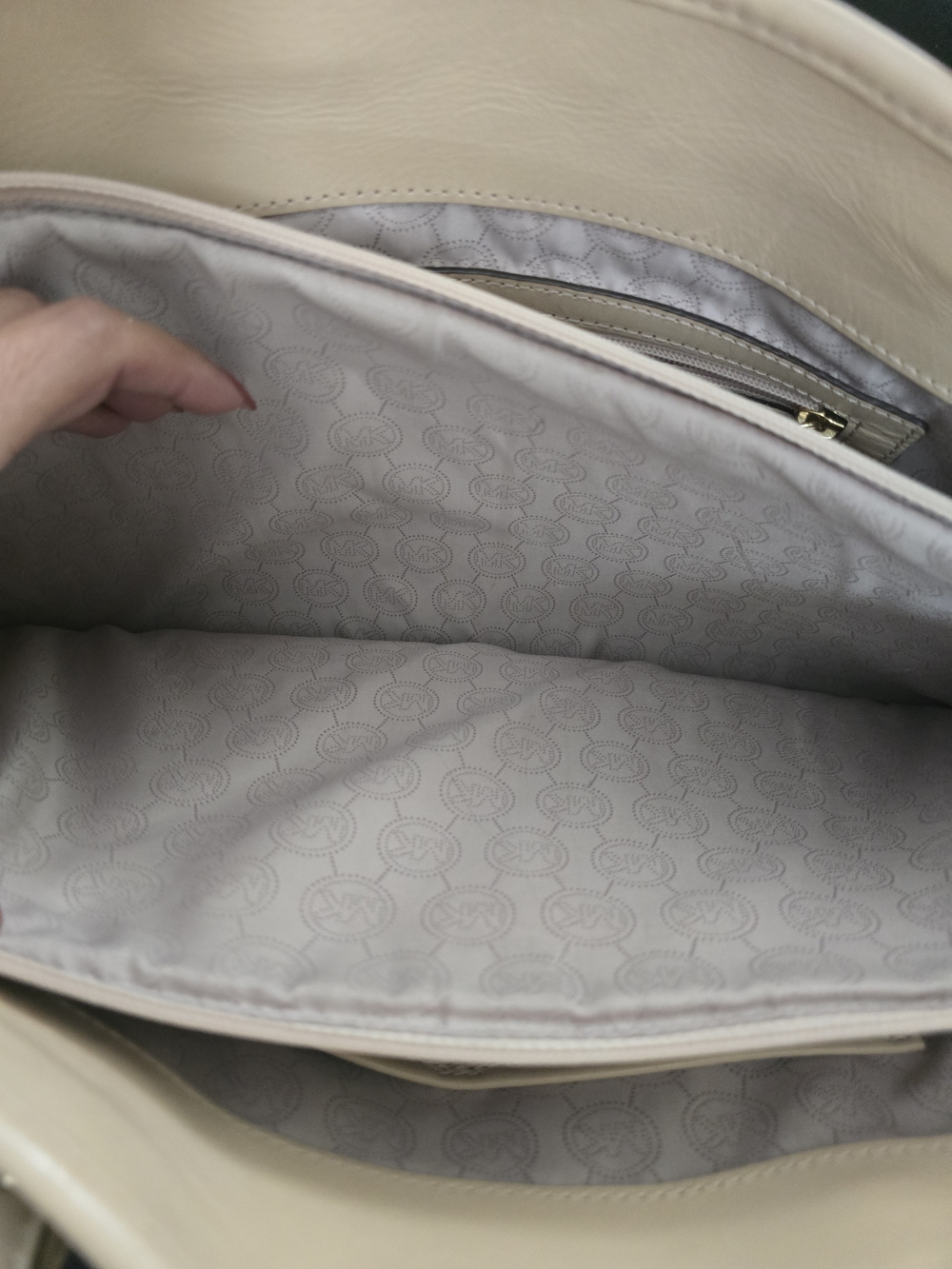 Michael Kors Tan and Black Zebra-Print Tote - Picture 6 of 8